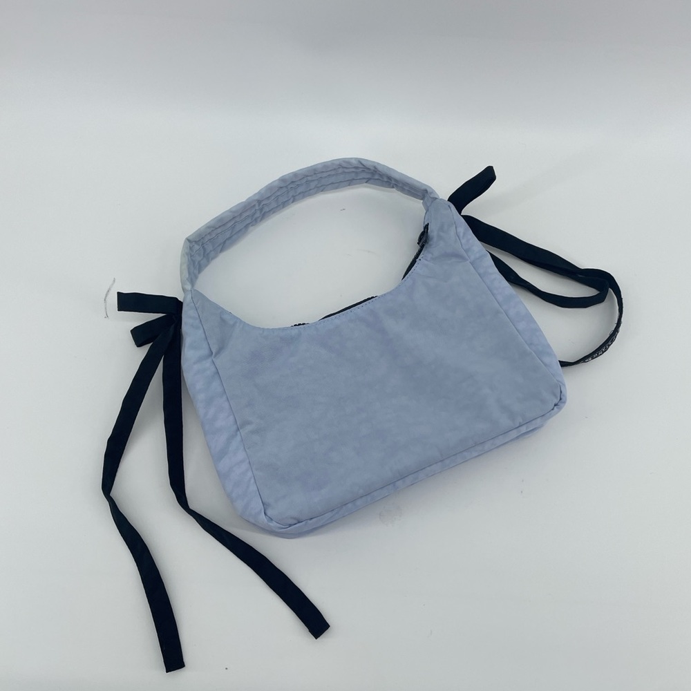 Sandy Liang x Baggu Mini Bow Bag in Powder Blue A15 - Picture 4 of 8